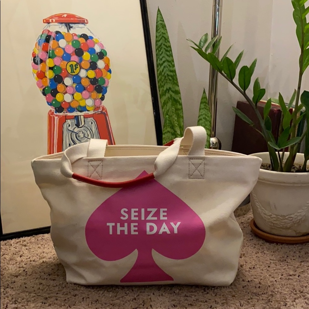 Kate Spade Seize the Day Canvas Tote